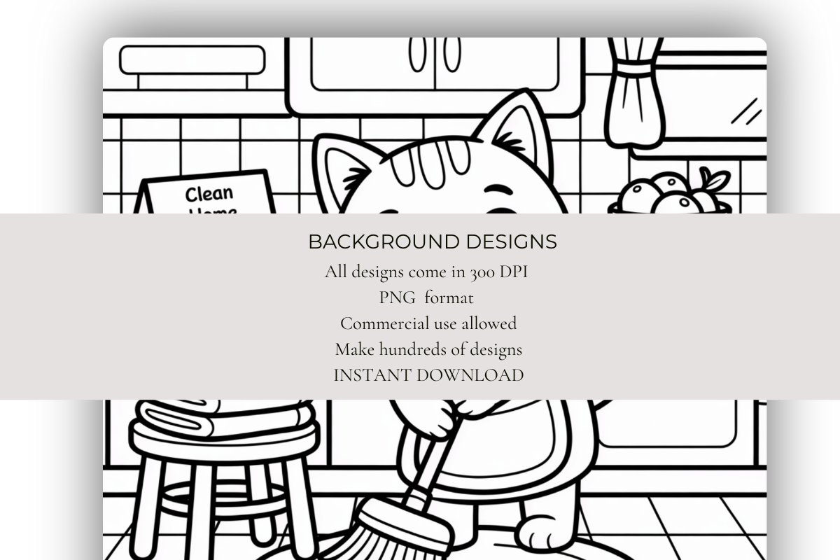 Chores Made Cute Coloring Book