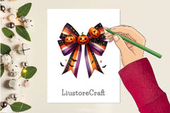 Halloween Coquette Bow Clipart Bundle 6 - CraftNest - Digital Crafting and Art