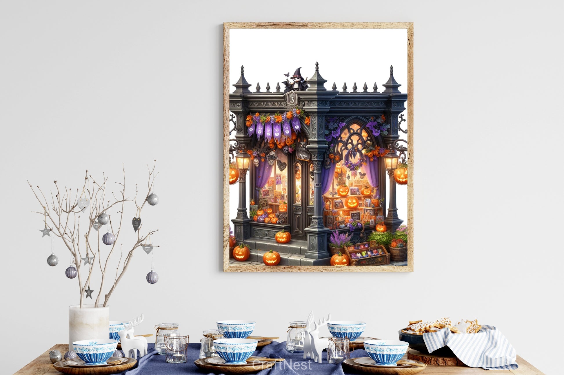 Halloween Storefront Clipart Bundle - CraftNest - Digital Crafting and Art