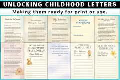 Unlocking Childhood Letters - CraftNest - Digital Crafting and Art