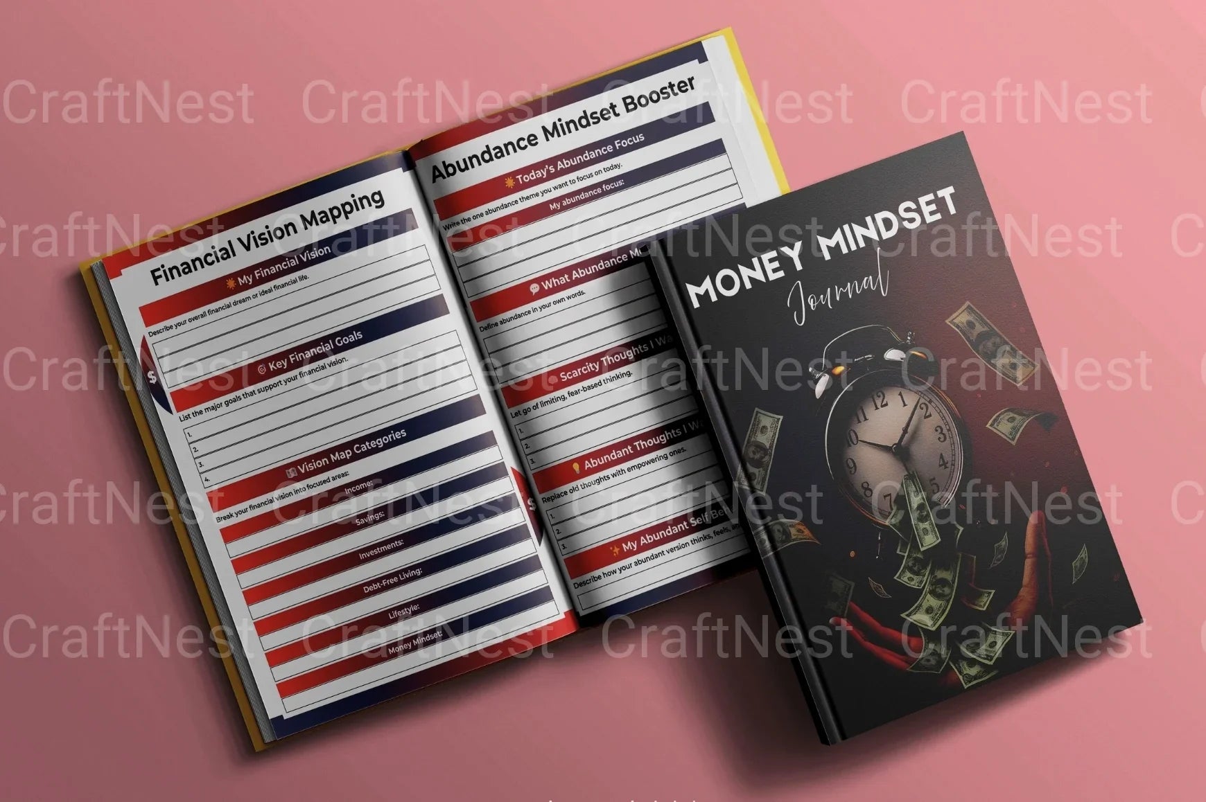Money Mindset Transformation - CraftNest - Digital Crafting and Art