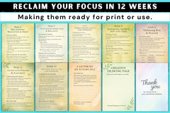 Reclaim Your Focus in 12 Weeks - CraftNest - Digital Crafting and Art