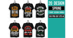 Spring T Shirt Bundle - CraftNest - Digital Crafting and Art