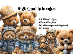 Teddy Bear Clipart - CraftNest