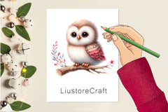 Baby Owl Clip Art Clipart Bundle - CraftNest - Digital Crafting and Art