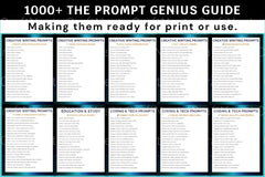 The Prompt Genius Guide: Mastering AI Prompts - CraftNest - Digital Crafting and Art