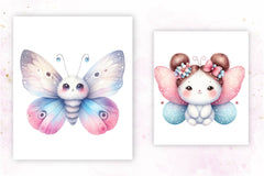 Cute Butterfly Clipart Bundle 1 - CraftNest - Digital Crafting and Art