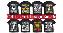 Cat T-Shirt Bundle 2 - CraftNest - Digital Crafting and Art