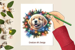 Christmas Dogs Clipart Bundle - CraftNest - Digital Crafting and Art
