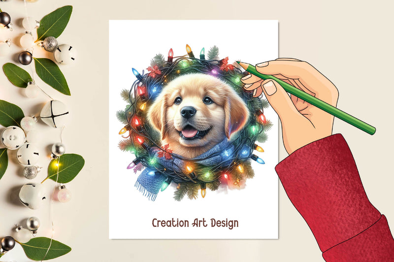 Christmas Dogs Clipart Bundle - CraftNest - Digital Crafting and Art