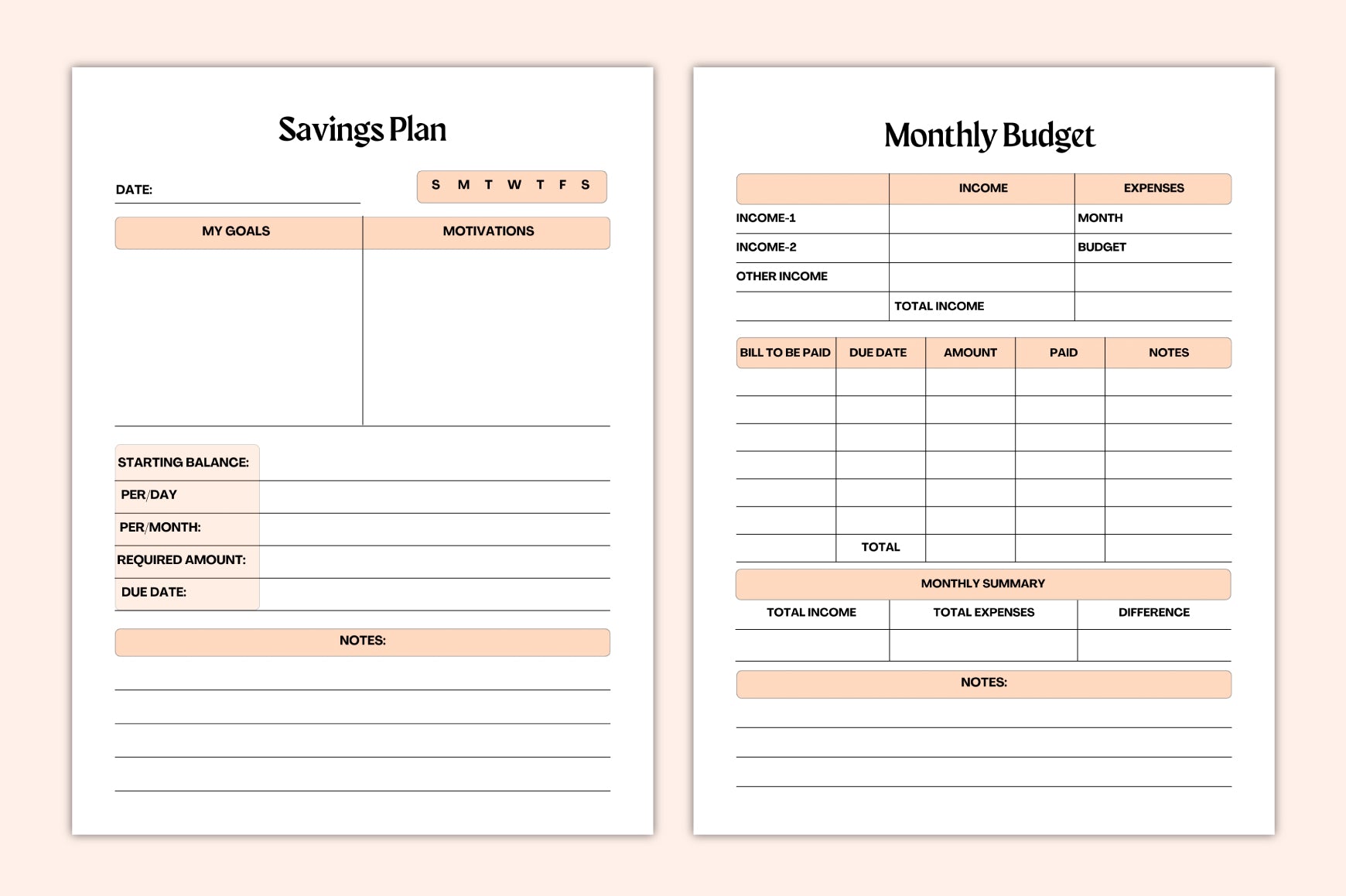 Financial Budget Planner