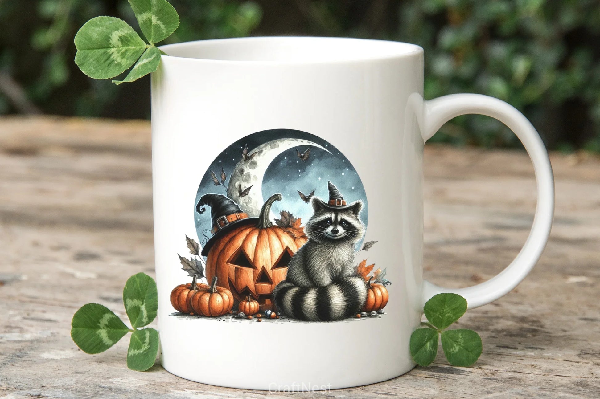 Halloween Raccoon Clipart Bundle 6 - CraftNest - Digital Crafting and Art