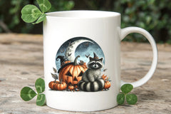 Halloween Raccoon Clipart Bundle 6 - CraftNest - Digital Crafting and Art