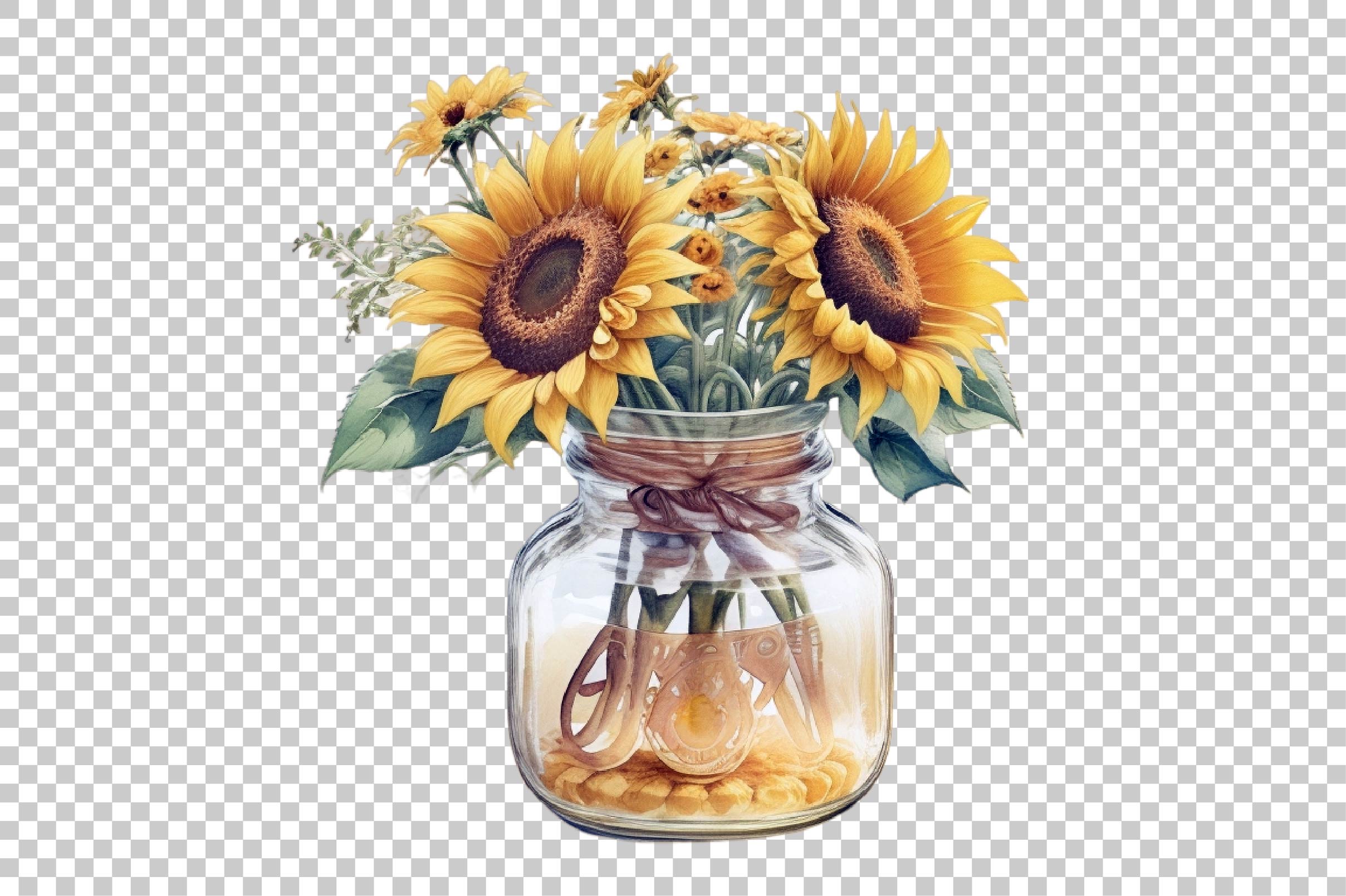 Sunflowers Ornaments Clipart Bundle - CraftNest - Digital Crafting and Art