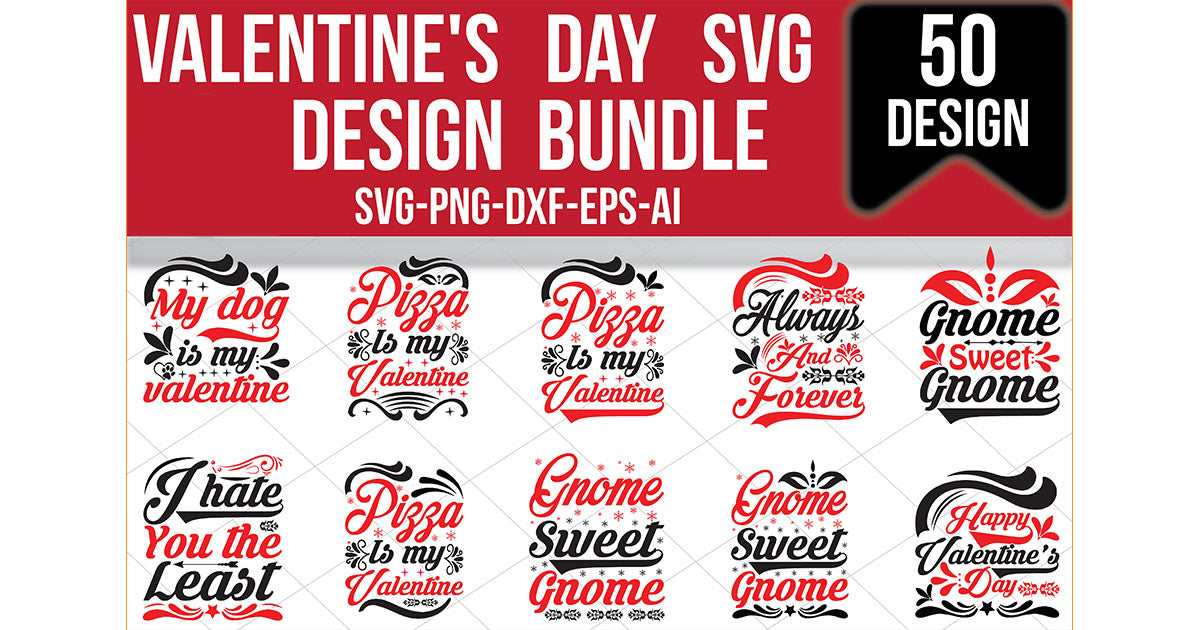 Valentine’s Day SVG Bundle 2 - CraftNest - Digital Crafting and Art