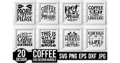 Coffee SVG Bundle 11 - CraftNest - Digital Crafting and Art