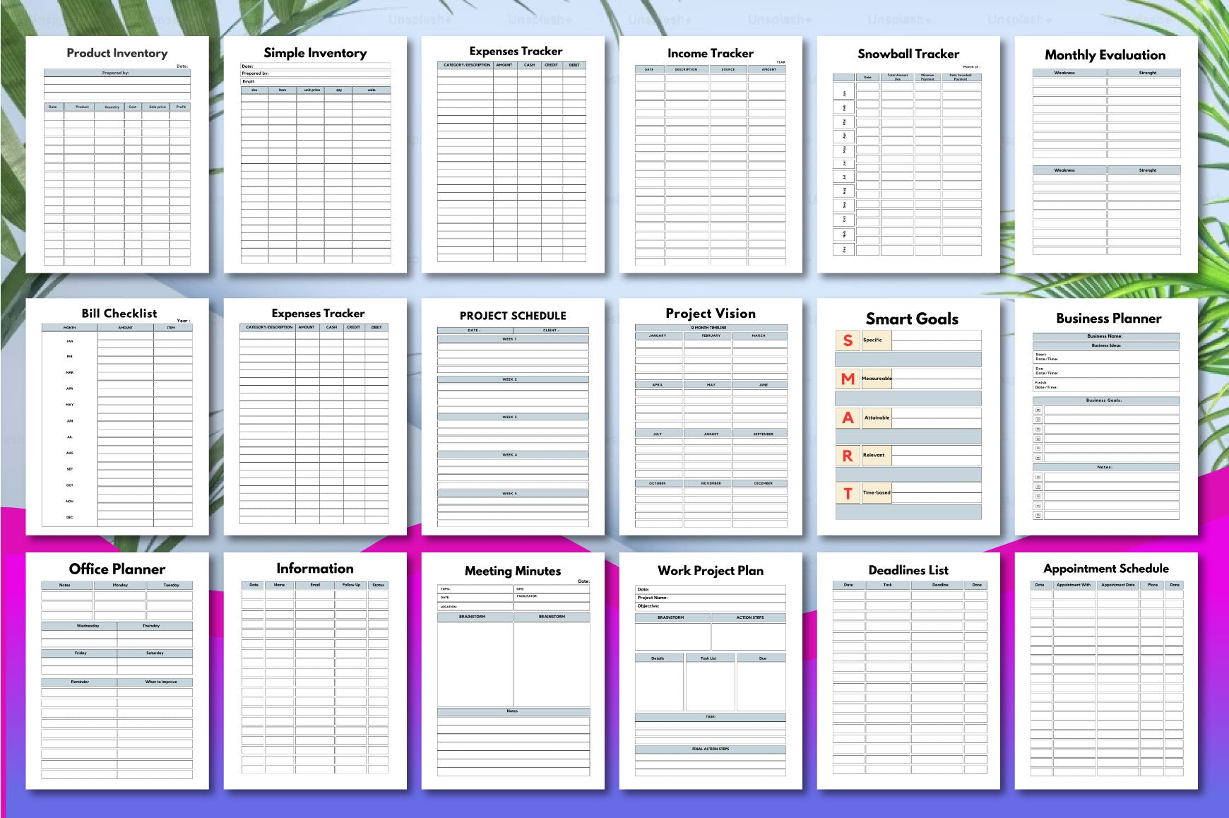 Work Office Planner