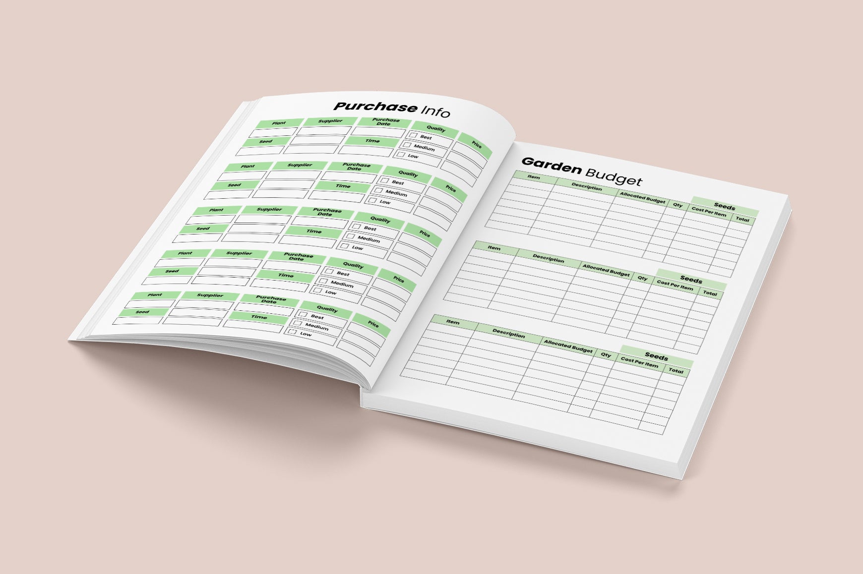 Garden Planning Planner