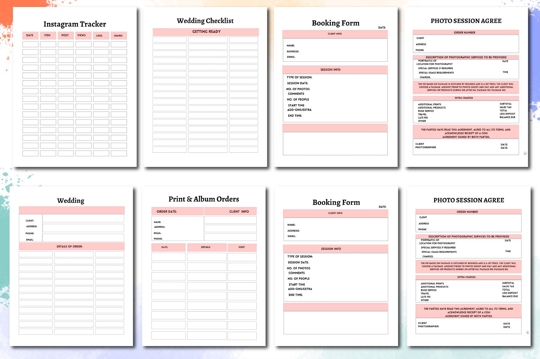Photography Planner