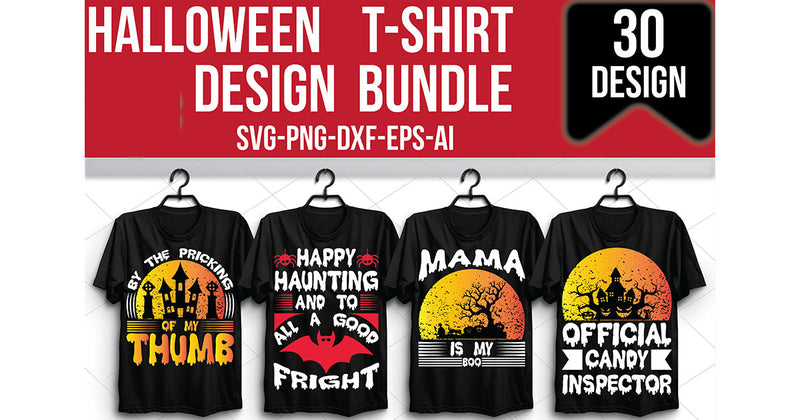 Halloween T-Shirt Bundle 1 - CraftNest - Digital Crafting and Art