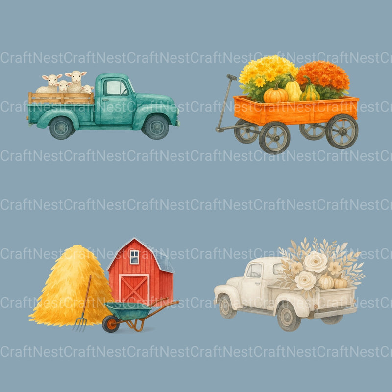 Farm 2 Clipart Bundle - CraftNest - Digital Crafting and Art