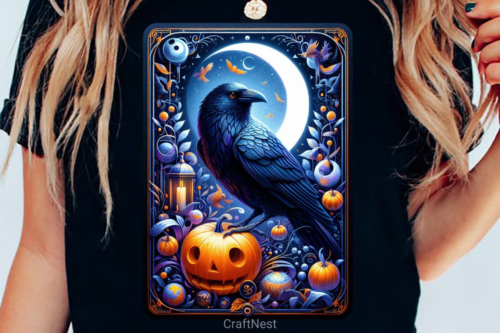 Raven Bird Tarot Card Clipart Bundle 20 - CraftNest - Digital Crafting and Art
