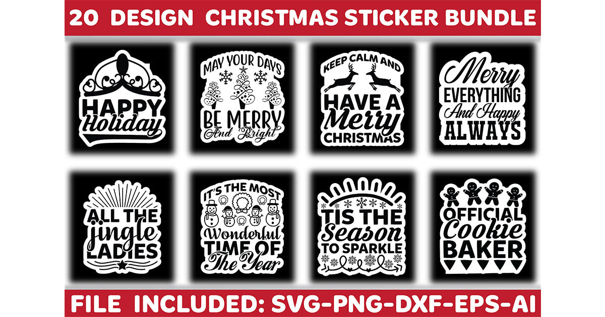 Christmas SVG Bundle 6 - CraftNest - Digital Crafting and Art