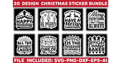 Christmas SVG Bundle 6 - CraftNest - Digital Crafting and Art