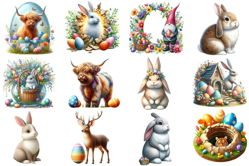 Easter Day Clipart Bundle - CraftNest - Digital Crafting and Art