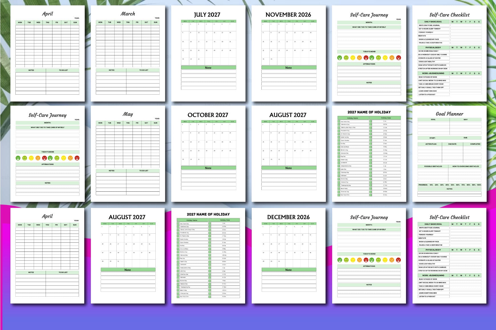Aesthetic Planner