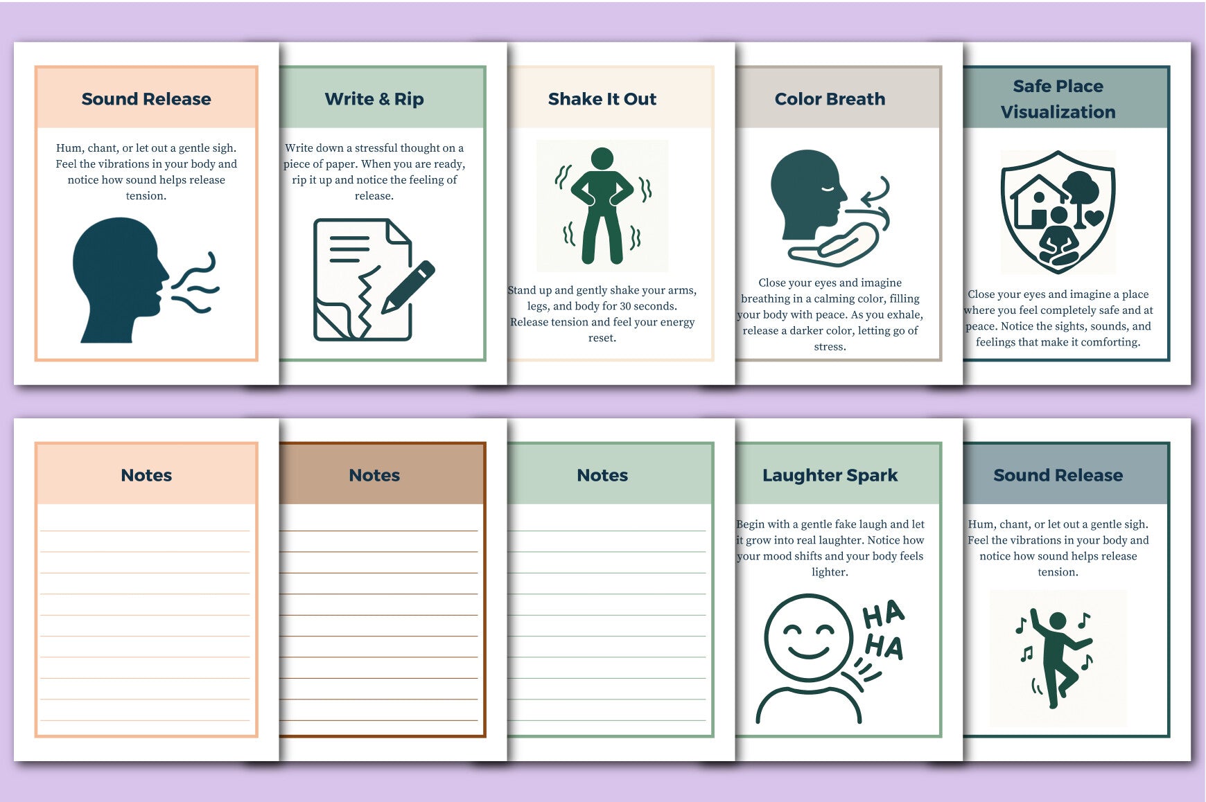 Somatic Strategy Cards for Mindful Practices