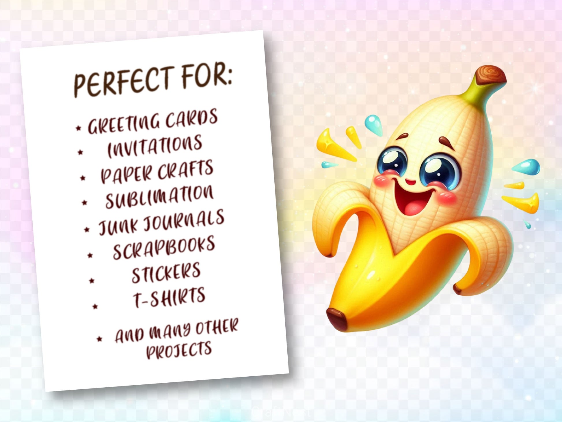 Funny Food Clipart Bundle - CraftNest - Digital Crafting and Art