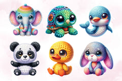 Crochet Animals Clipart Bundle - CraftNest - Digital Crafting and Art