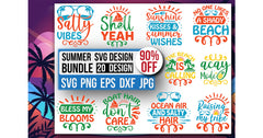 Summer SVG Bundle 7 - CraftNest - Digital Crafting and Art