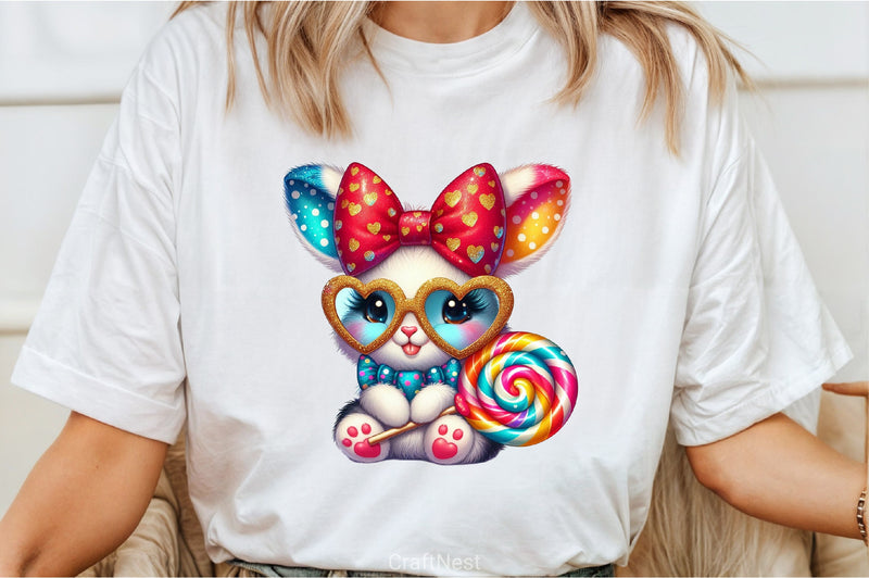 Bunny Heart Sunglasses Clipart Bundle - CraftNest - Digital Crafting and Art