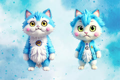 Cute Cat Clipart Bundle 4 - CraftNest - Digital Crafting and Art