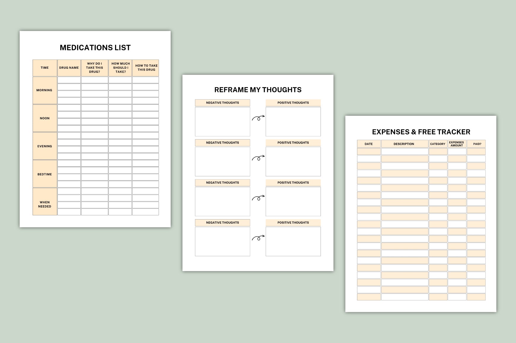 ADHD Neuro Dump Clarity Workbook