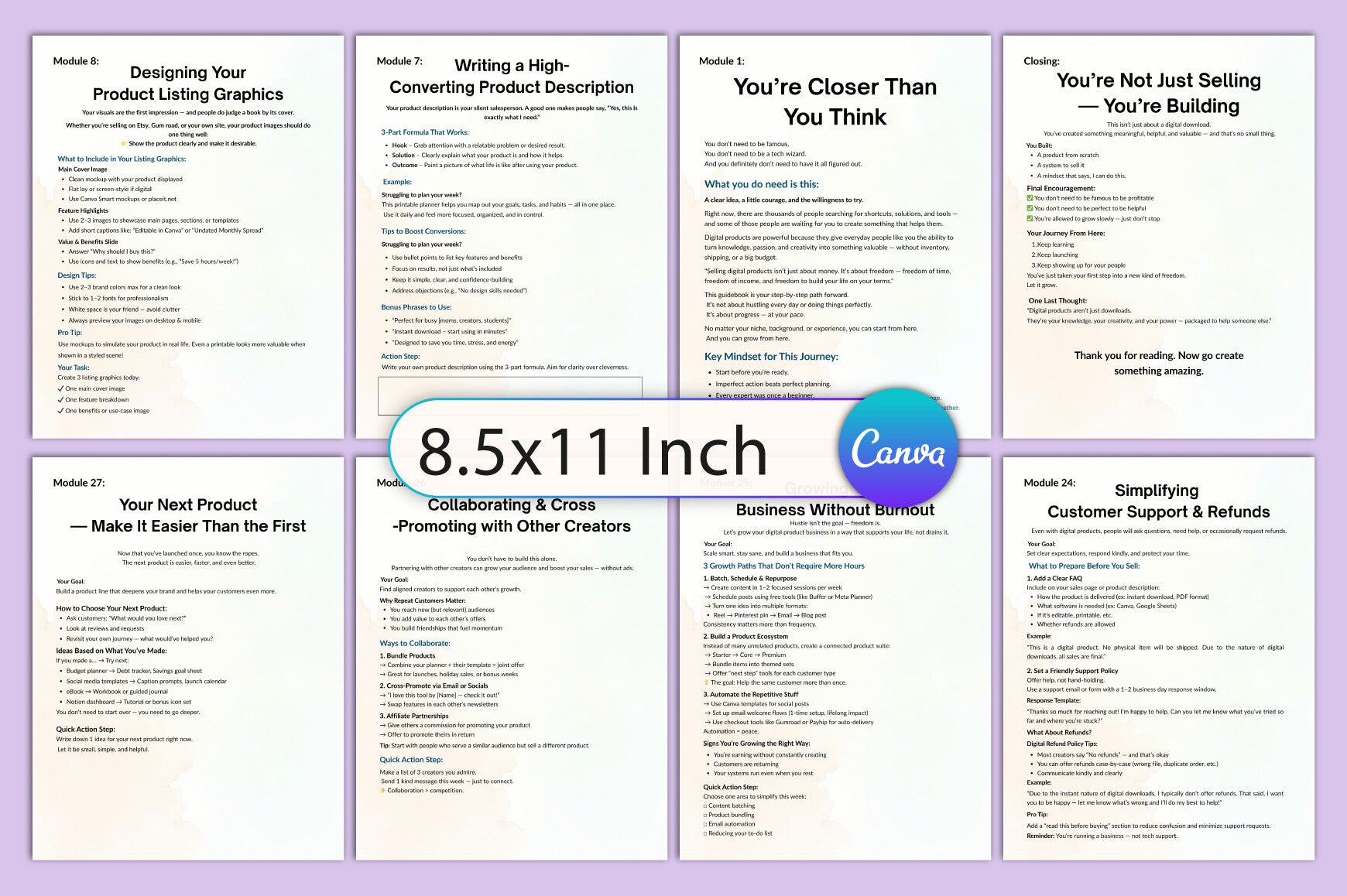 The Product Selling Planner