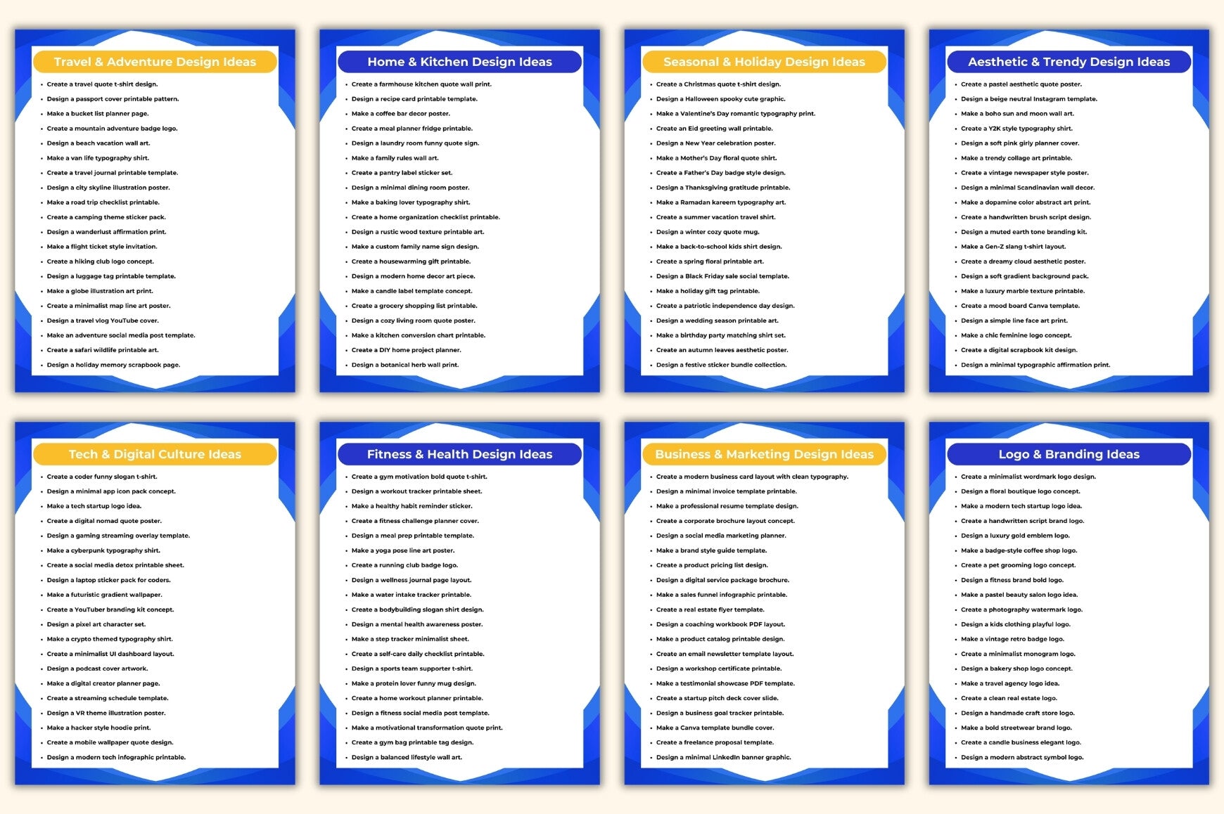 Ideas for Sellers Guide
