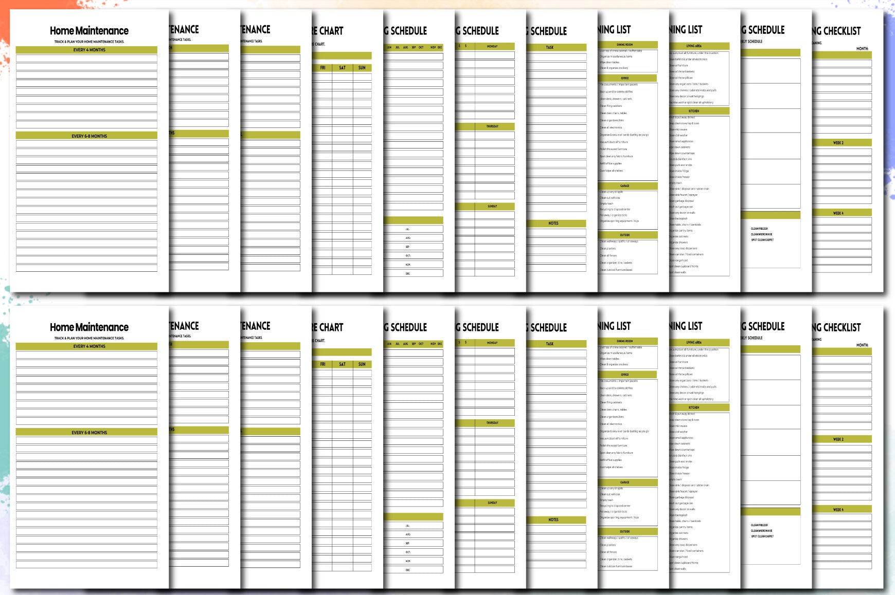 Cleaning From Planner