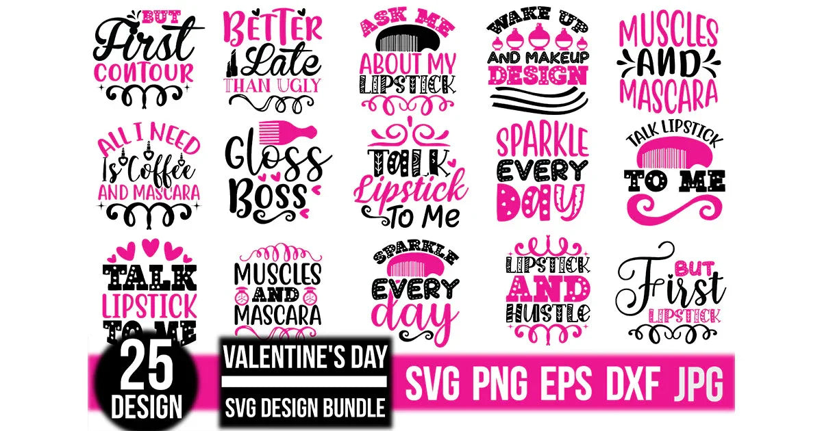 Valentine's Day SVG Bundle 20 - CraftNest - Digital Crafting and Art