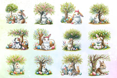 Easter Bunny Clipart Bundle 55 - CraftNest - Digital Crafting and Art