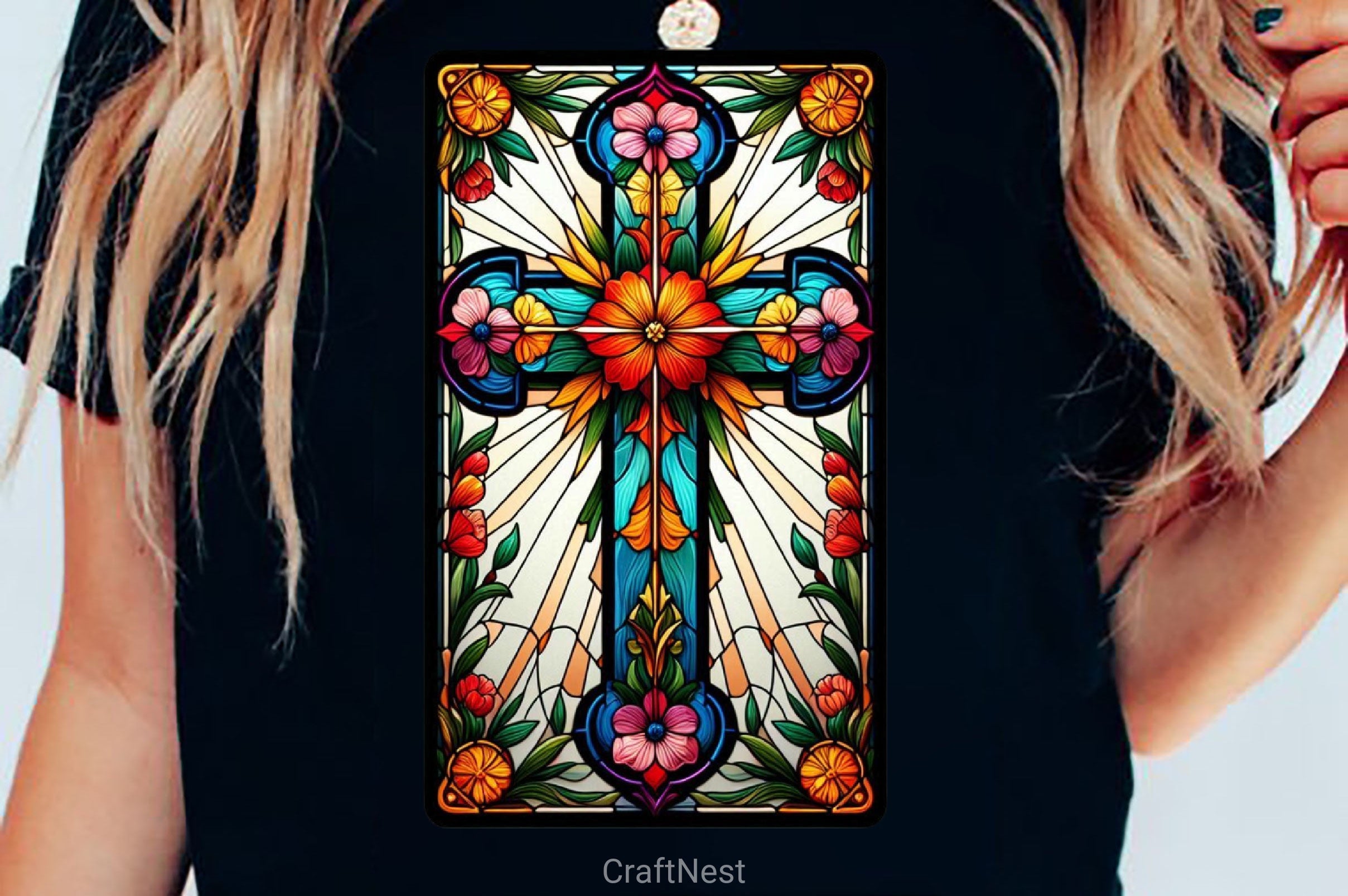 Stained Glass Cross Tarot Card Clipart Bundle 16 - CraftNest - Digital Crafting and Art