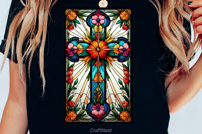 Stained Glass Cross Tarot Card Clipart Bundle 16 - CraftNest - Digital Crafting and Art