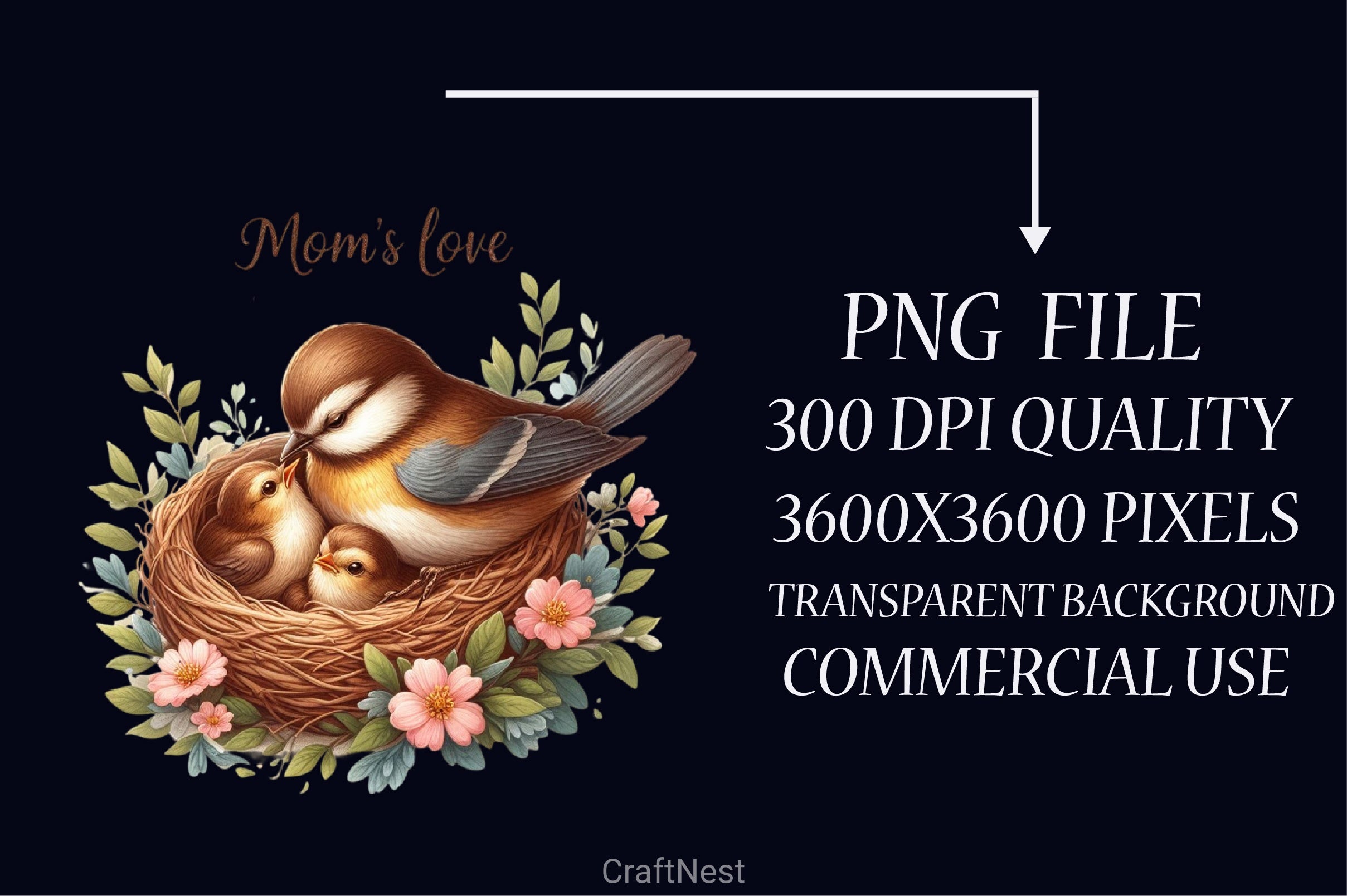 Bird Nest Clipart Bundle - CraftNest - Digital Crafting and Art