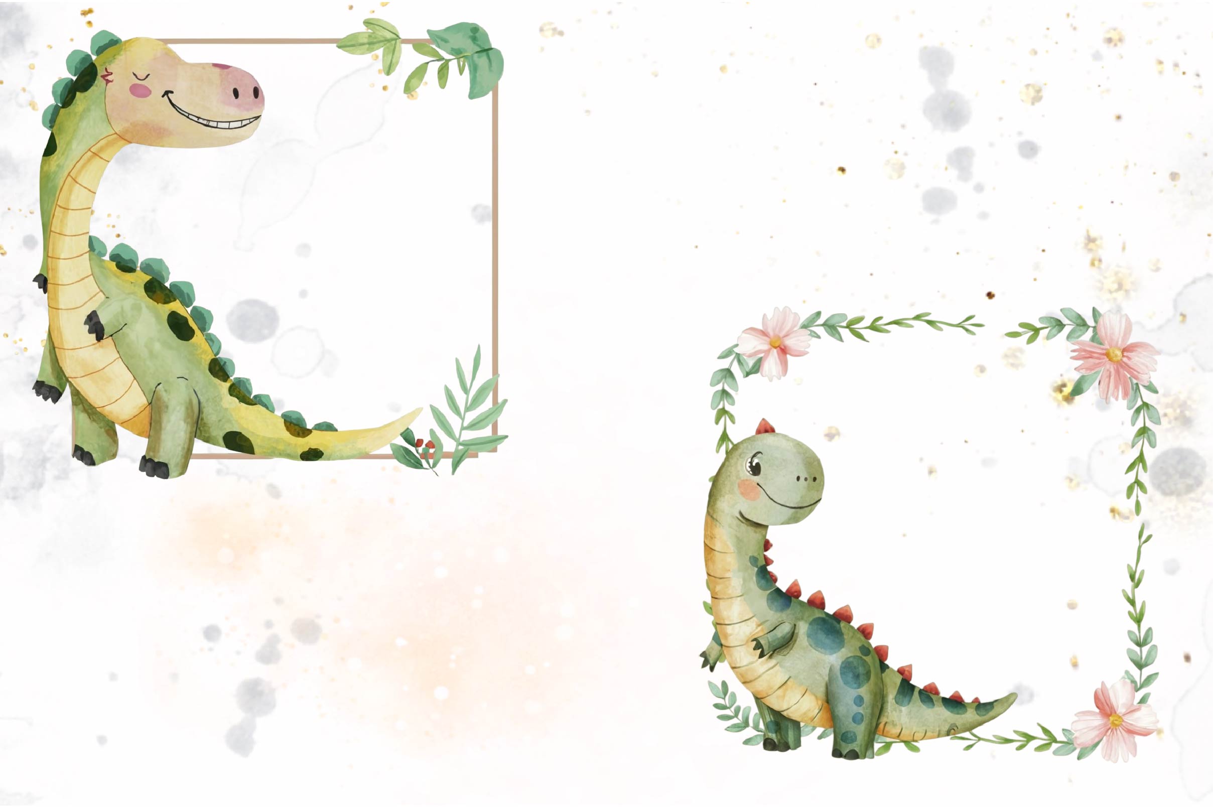 Hand Drawn Floral Frame Clipart Bundle - CraftNest - Digital Crafting and Art