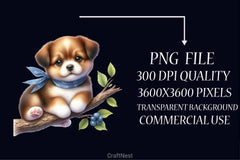 Cute Dog Clipart Bundle - CraftNest - Digital Crafting and Art