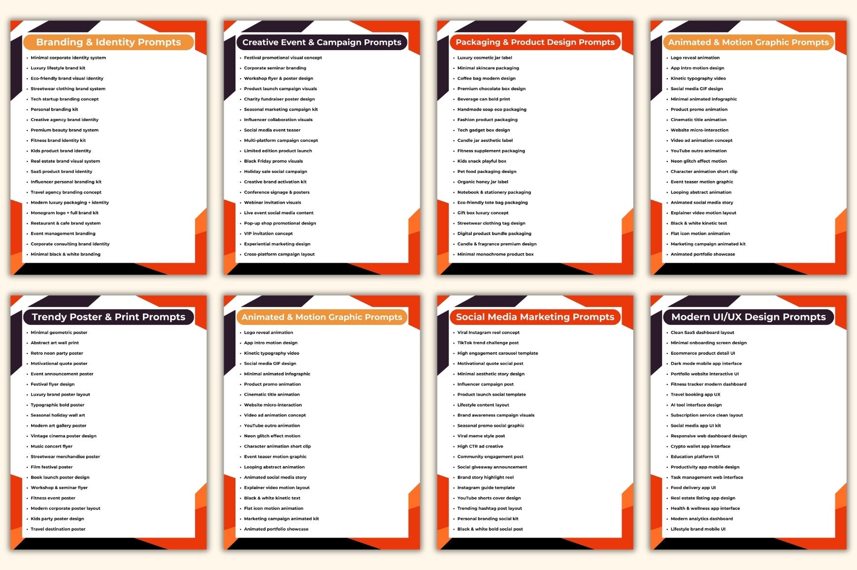 Best Selling Prompts