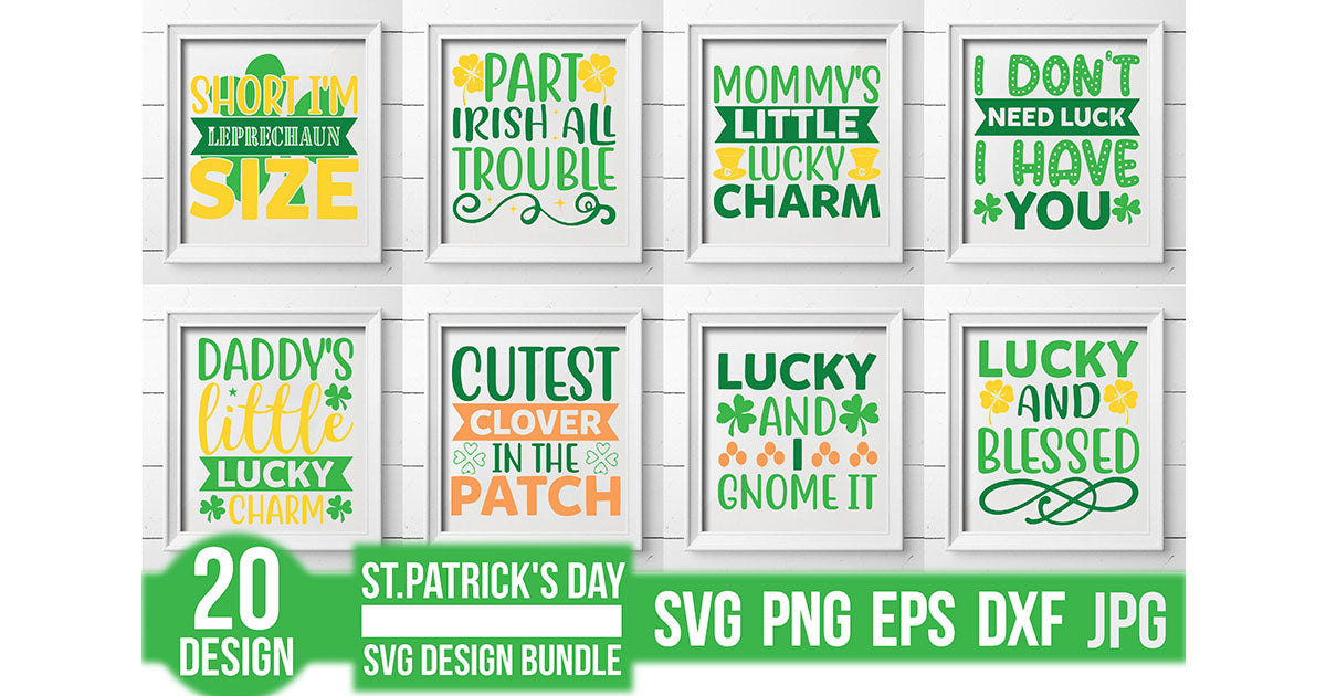 St Patrick's Day SVG Bundle 9 - CraftNest - Digital Crafting and Art
