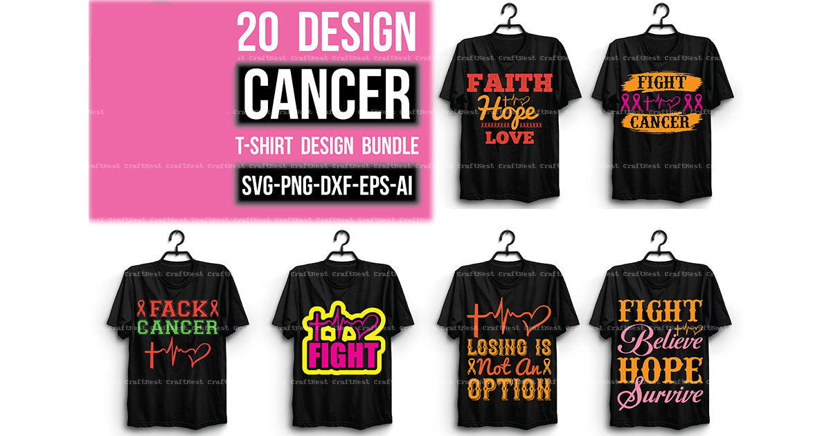 Cancer Design SVG Bundle 1